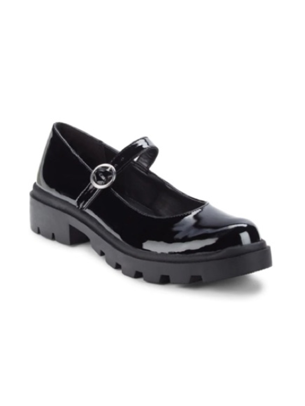 Kids' Girl's Nikki Mary Jane Shoes In Anthracite Black